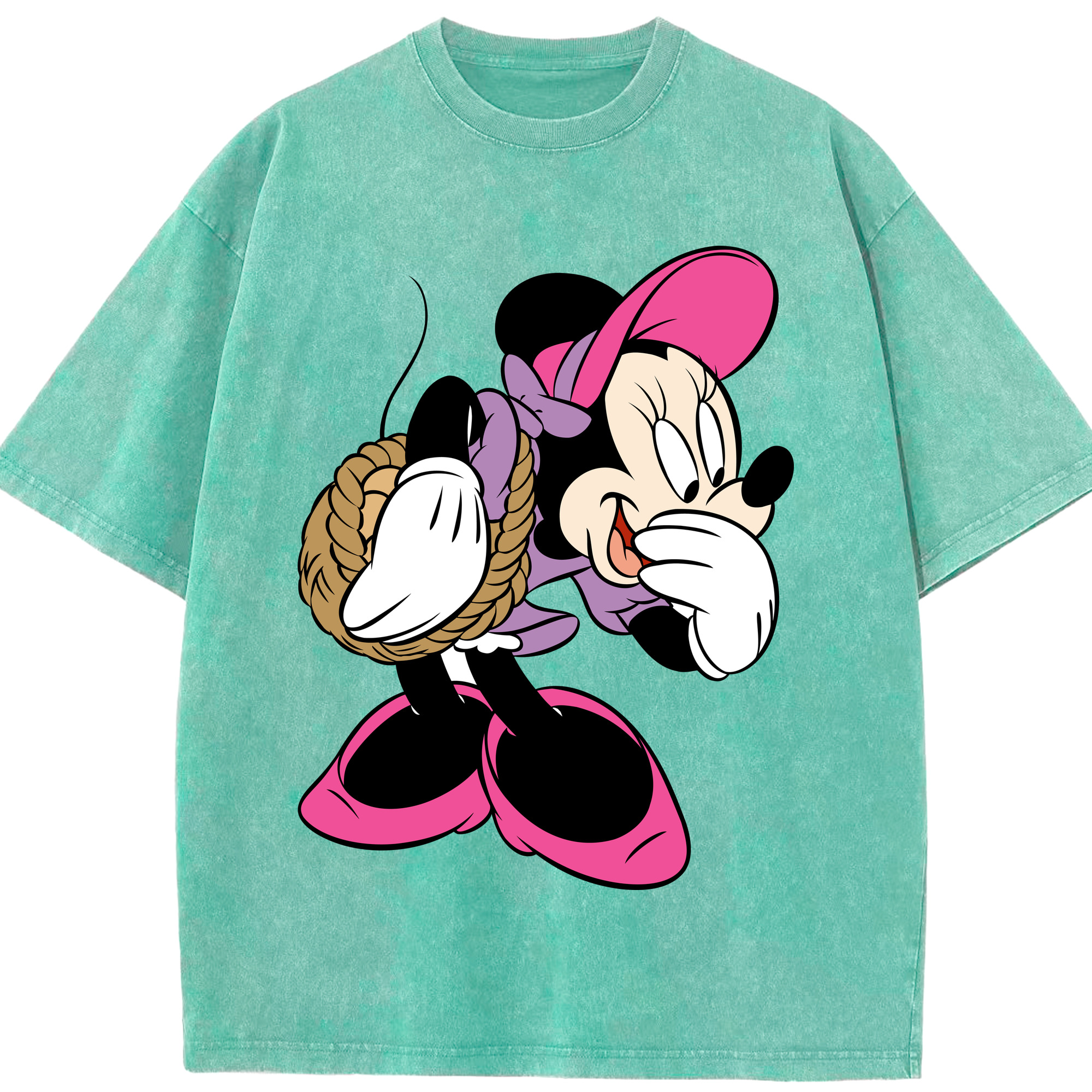 （画像用） ミッキーマウス Mickey Mouse 綿100% ヴィンテージ風 半袖Tシャツ（フロントプリント）